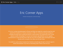 Tablet Screenshot of ericconnerapps.com